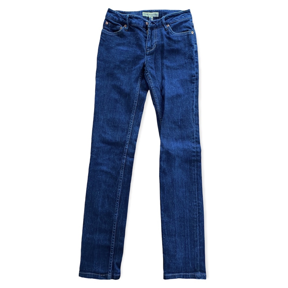 Straight Leg Jeans Brooklyn Industries Slim Straight Medium Wash Denim Size 2